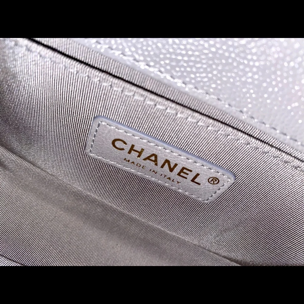 CHANEL BOY BAG SM GREY GHW - Picture 8 of 16